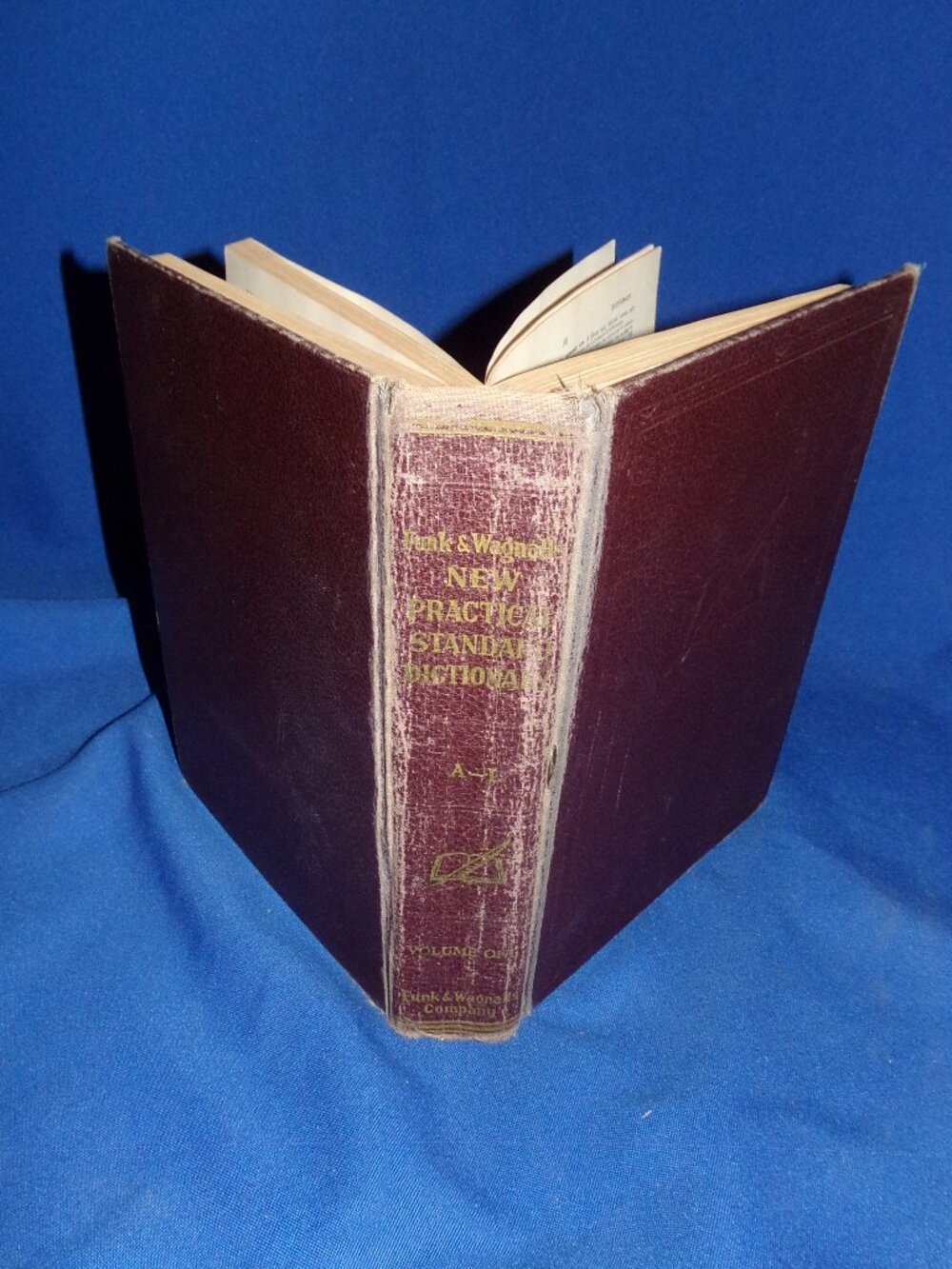 Vintage Funk and Wagnalls New Practical Standard Dictionary- Vol. I A-L - 1952